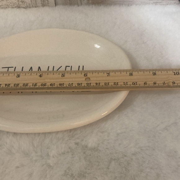 Rae Dunn Thankful Oval Plate - Picture 2 of 4
